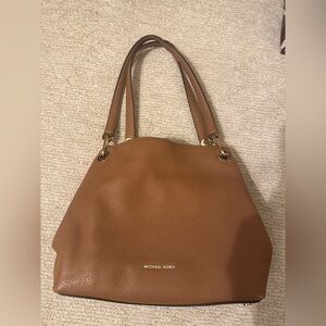 Michael Kors Tan Leather Shoulder Bag